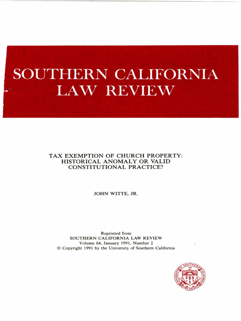 Tax_Exemption_of_Church_Property_Histori PDF Taxes Equity (Law)