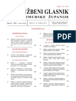 Službeni Glasnik Međimurske Županije Broj 12. Iz 2023. Godine