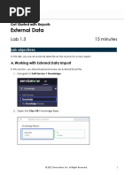 Lab 1.3 - External Import Data