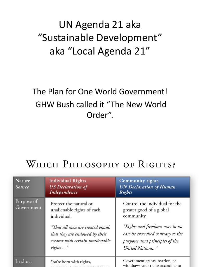 Understanding Sustainable Development and Agenda 21 7-21 | PDF ...