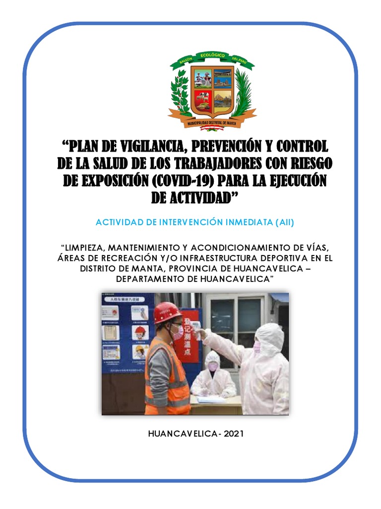 Plan Covid - Manta | PDF | Lavado de manos | Medicina CLINICA