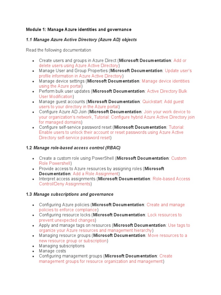 Azure Administration Tasks | PDF | Microsoft Azure | Active Directory