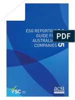 Acsi FSC Esg Reporting Guide Final 2015