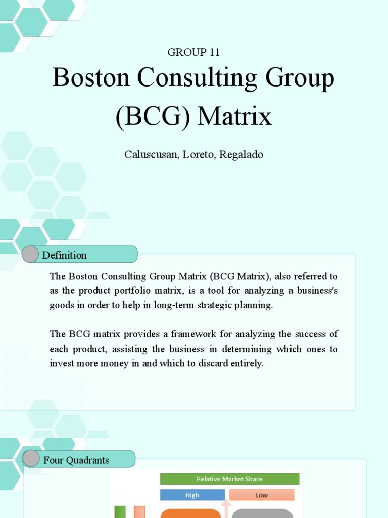 BCG Matrix: Strategic Planning Tool | PDF | Strategic Management ...