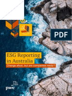 Esg Reporting in Australia 2022