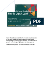 GDC 2018 Level Design Workshop - How To Light A Level - Speaker Notes