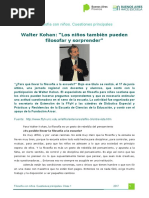 Entrevistaa Walter Kohan