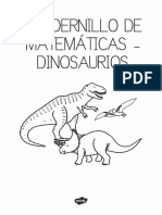 Cuaderno Matemáticas Dinosaurios