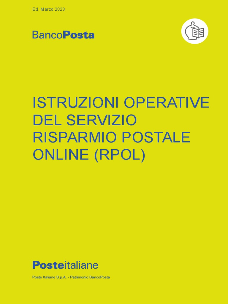 3754 Rpol Istruzioni Operative | PDF