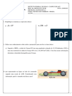 Prova 2B - Matemática I - 2022-1