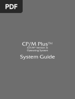 CPM System Guide Screen