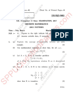 Be - Computer Engineering - Semester 3 - 2017 - May - Discrete Mathematics DM Pattern 2015