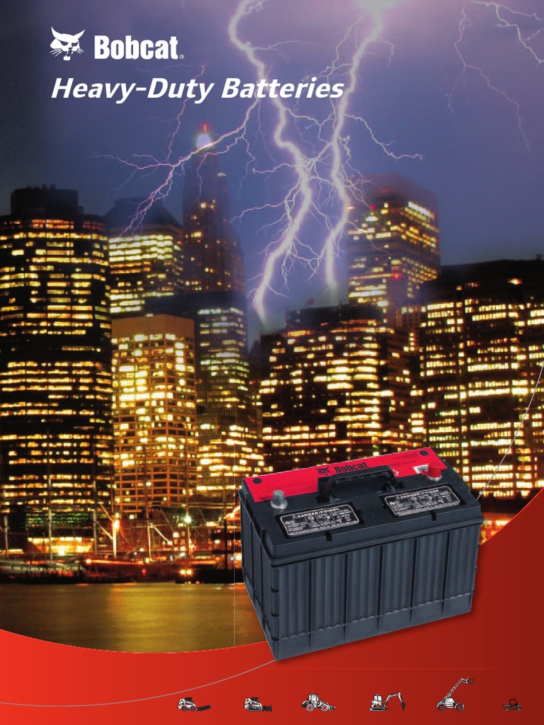 BOBCAT Batteries PDF Electrical Components Physical Sciences