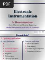 EE254 - LN - 05 - Op-Amp Applications - II (Differential Summing)