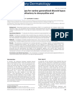 Ciclosporin Therapy For Canine Generalized Discoid Lupus