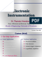 EE254 - LN - 08 - Op-Amp Applications - V (High-Pass and Low-Pass Filters - Part 2)