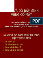 Nang Và Dò Bẩm Sinh Vùng Cổ Mặt