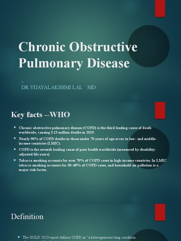 Understanding Chronic Obstructive Pulmonary Disease | PDF | Chronic ...