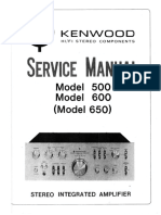 Kenwood Model 600 Service