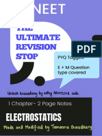 Modified 2 Page Notes - Electrostatics