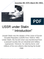 Joseph Stalin (December 6th 1879 - March 5th 1953)