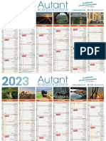 PETIT Calendrier Autant 2023