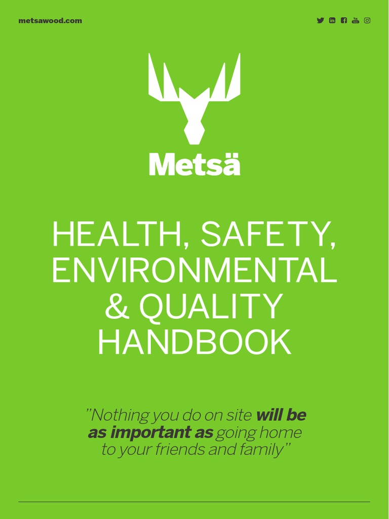 Workplace Safety Guidelines Handbook | PDF | Occupational Safety And ...