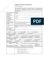 Eguía de Registro Del Proyecto en El SIPES - APN