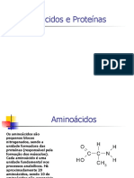 Aminoácidos e Proteínas 1