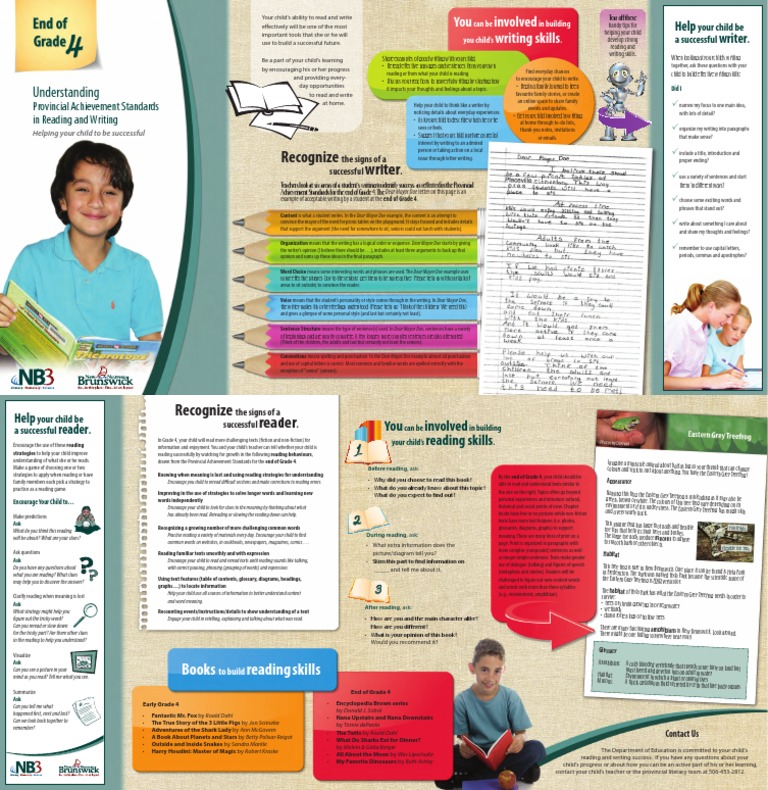 Understanding Provincial Achievement Standards in Reading and Writing ...