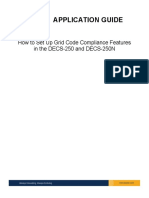 How To Set Up Grid Code Compliance Features in The DECS-250