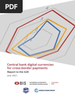 Central Bank Digital Currencies For Cross-Border Payments