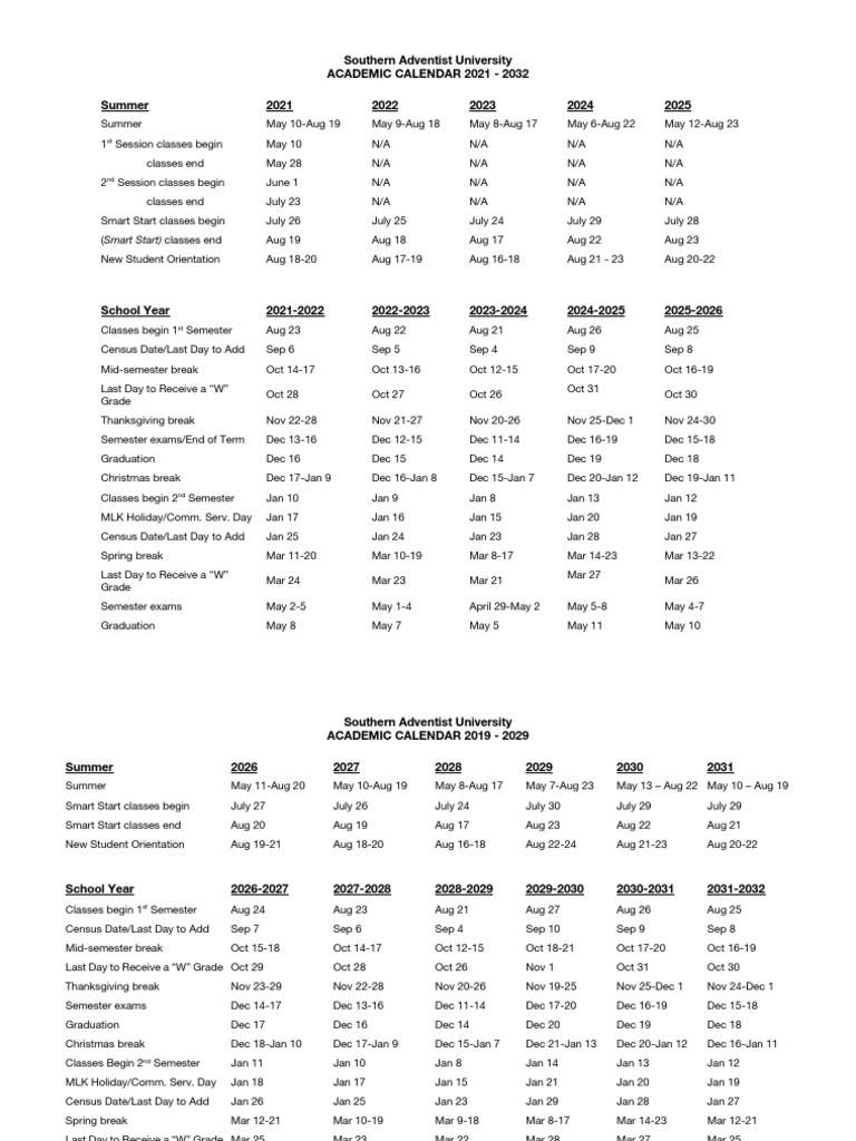 Academic Calendar PDF Academic Term Academia