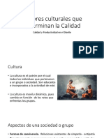 Tema 2 - Factores Culturales Que Determinan La Calidad