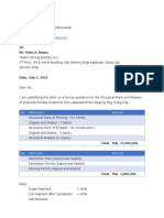 Quotation - Structural Plan and Analysis