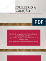 3Do Equilíbrio à Integração