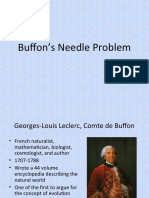 Buffons Needle Problem