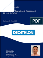 Bewerbung Sport Leader - Decathlon