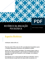 Históricos Da Avaliação Psicológica