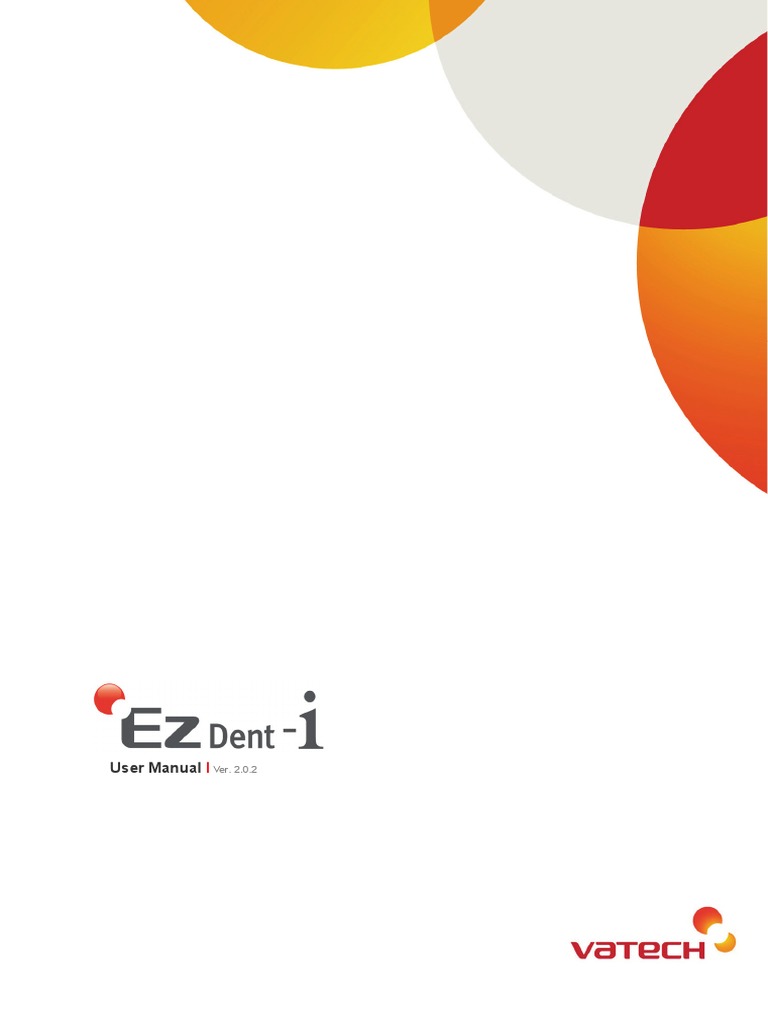User's Manual For EzDenti Ver.2.0.2 (Eng) PDF Installation