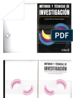 Metodologia y Tecnica de La Investigación