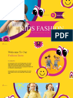 Colorful Cheerful Kids Fashion Presentation