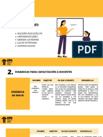 Dinámicas de Intervención y Propuestas Capacitación e Formación de Docentes