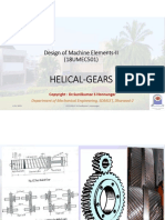 Helical Gear Design Procedure