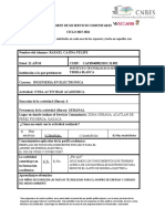 Reporte Del Servicio Comunitario