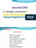 Colocação Pronominal - 3° Ano