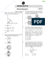 Electrodynamics - DPP 03 (Of Lec 06) - Shodh Batch For Physical Sciences