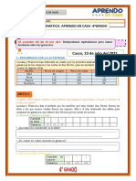 Mateaprendo - Jueves 22 - 4° - Sem 16