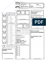 Ficha Oficial D&D 5E Editável em Negrito para Imprimir