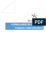 A 1 Formulario de Solicitud de Fondos Concursables (Español)